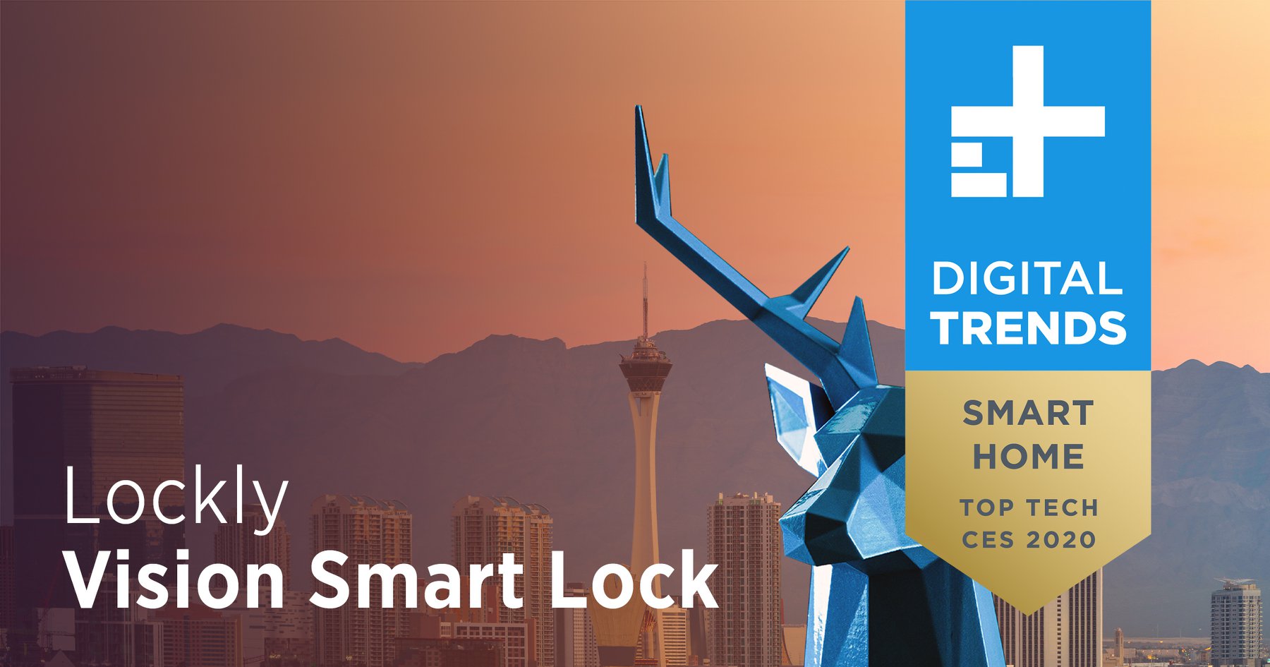 Lockly Vision: Digital Trends Smart Home Top Tech CES2020