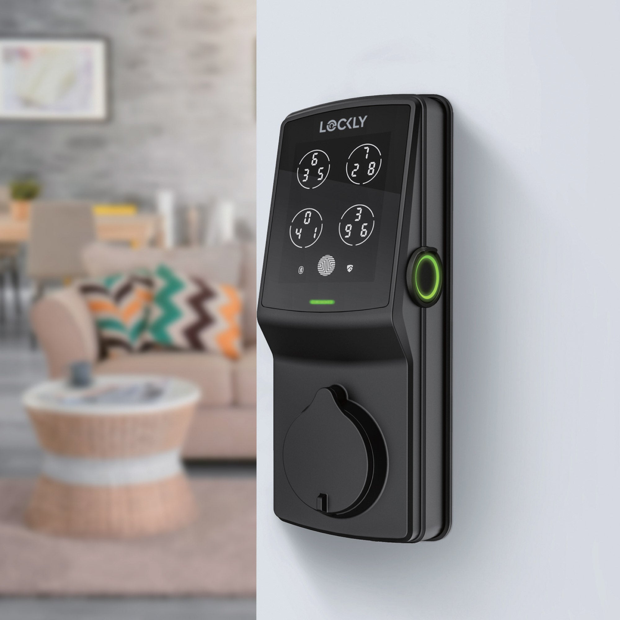 Lockly Secure Plus 智能門鎖(PGD728F)|平頭鎖