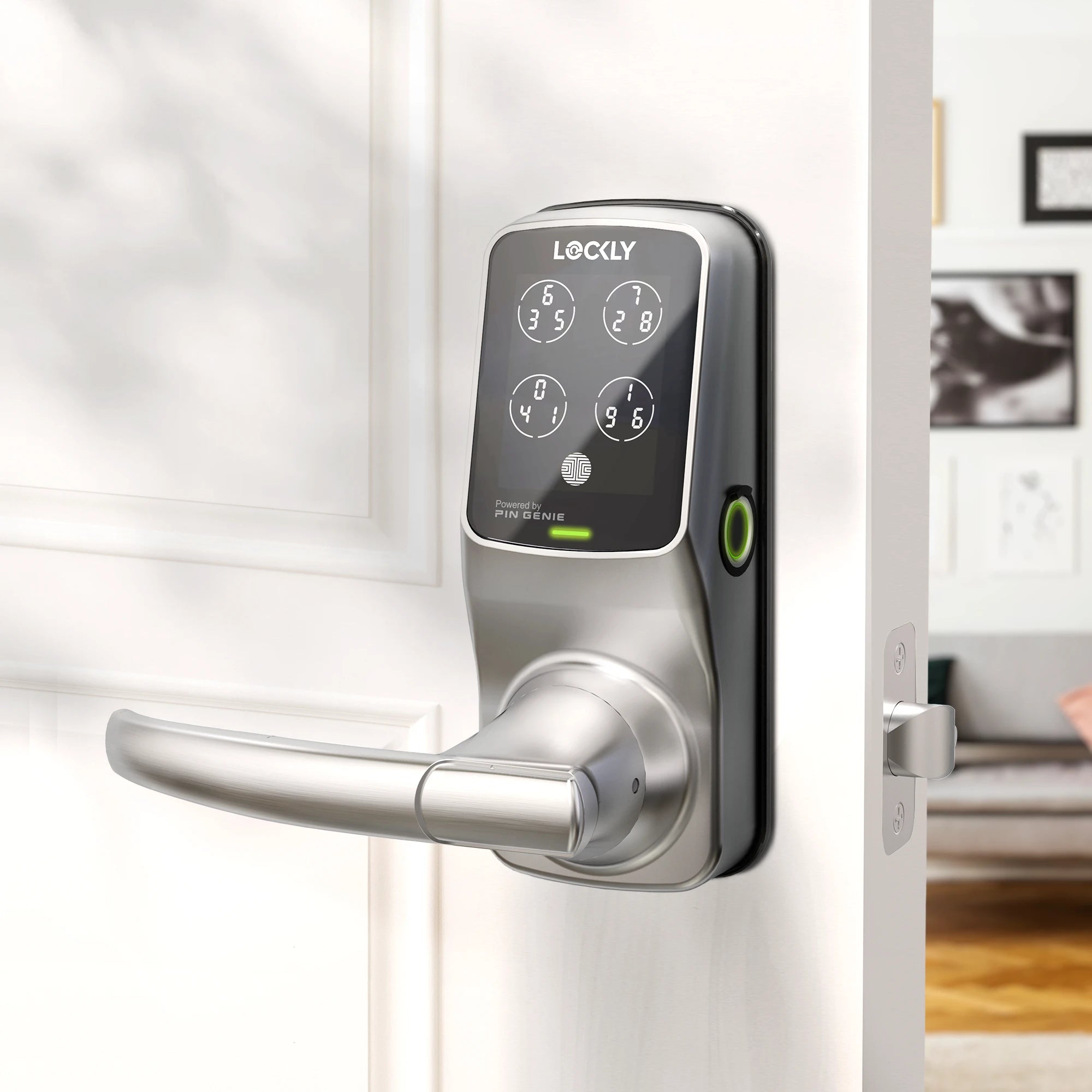 Lockly Secure Plus 智能門鎖(PGD628F) | 斜舌鎖