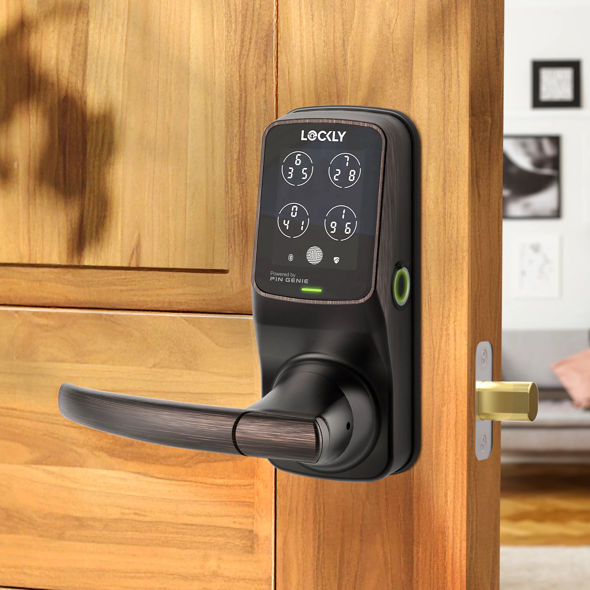Lockly Secure Plus 智能門鎖(PGD628F) | 斜舌鎖