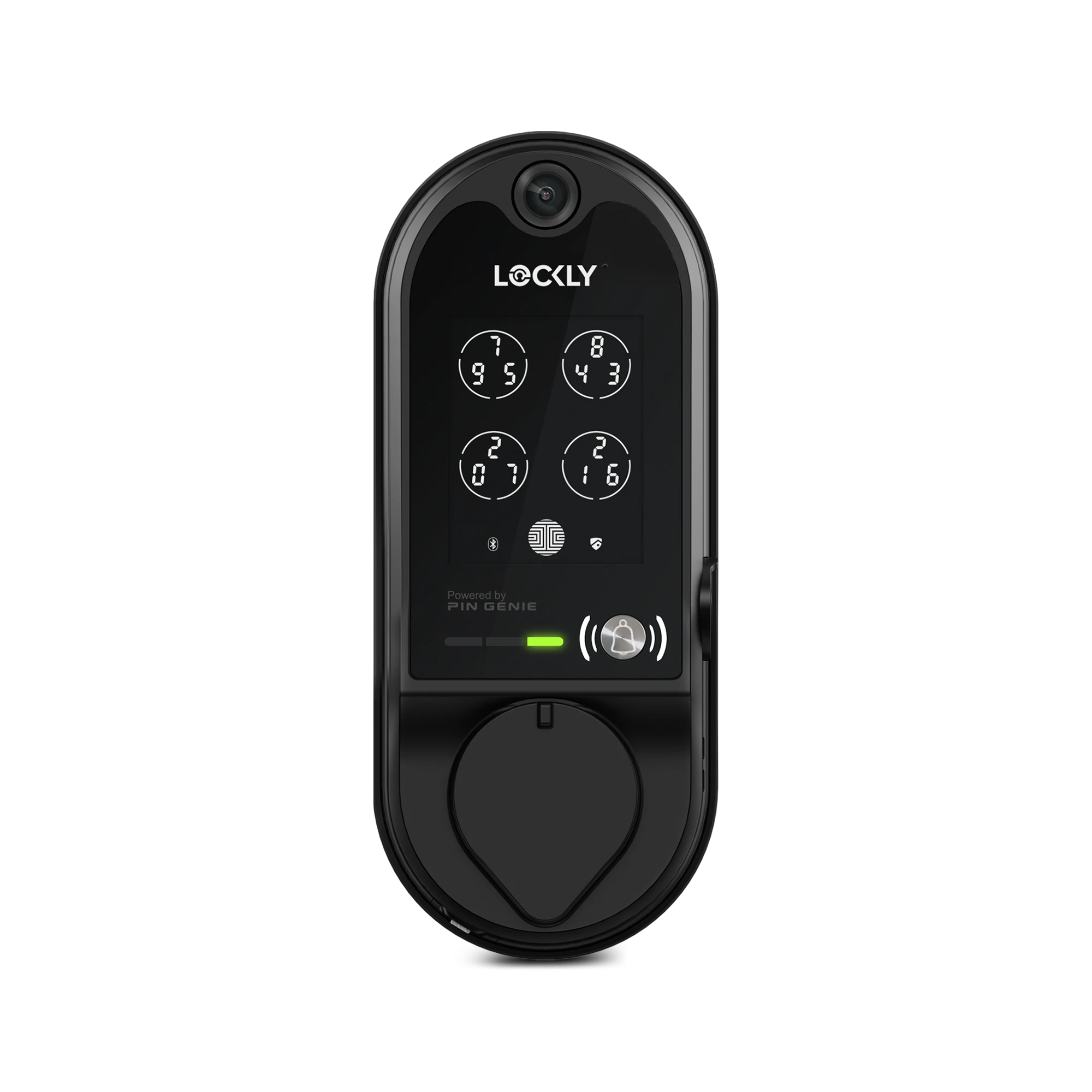 Lockly Vision™ 智能視像門鎖(PGD798)|平頭鎖