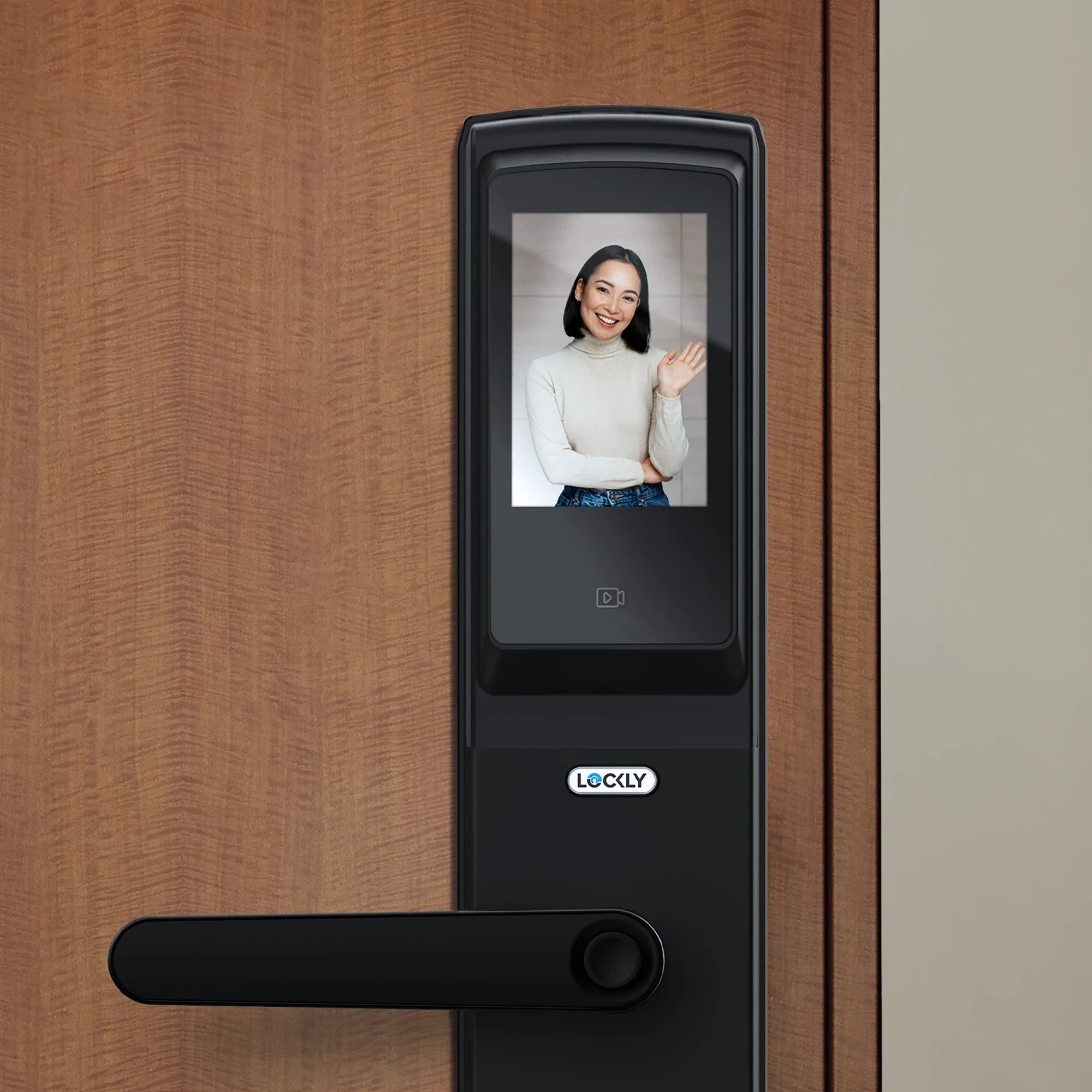 Lockly Vision Lux+ 智能視像門鎖(PGD898D)|插芯鎖