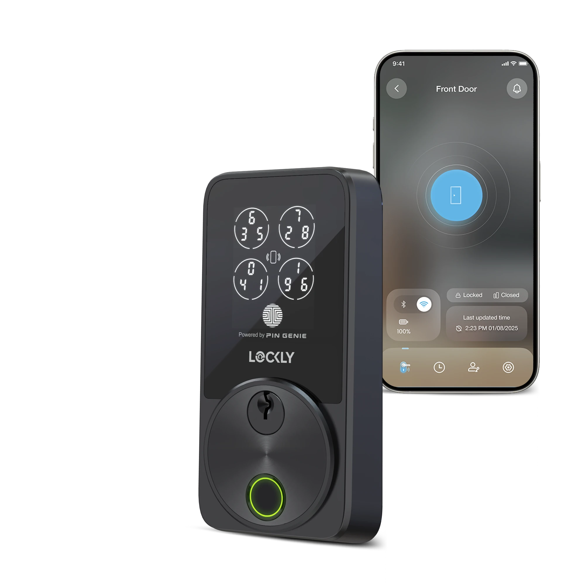 Secure Pro Zeno Series 智能門鎖(PGK728W)|平頭鎖