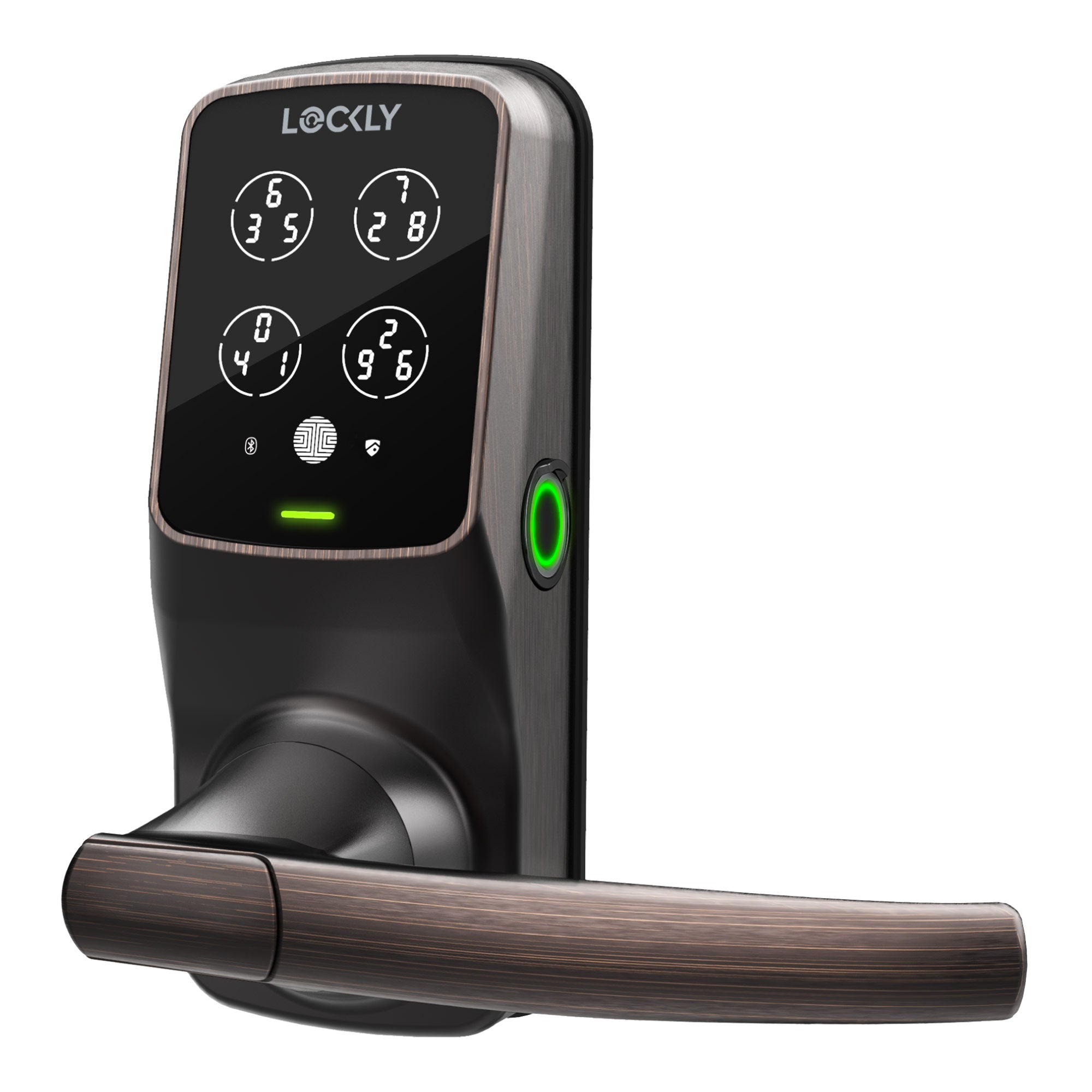 Lockly Secure Plus 智能門鎖（PGD628F） | 斜舌鎖